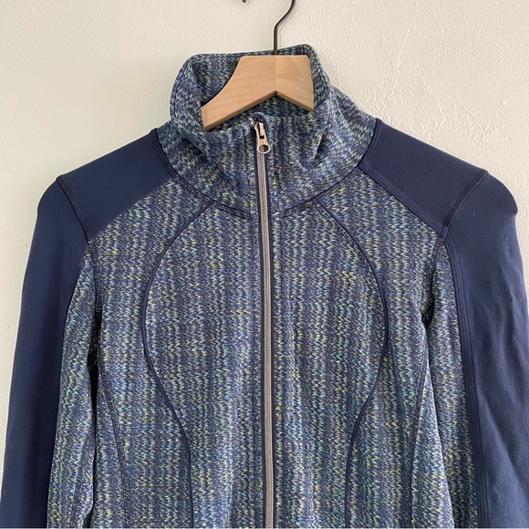 Lululemon Nice Asana Jacket Ziggy Wee August Inkwell - Picture 9 of 16